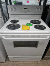 Reconditioned Frigidaire Electric Coil Range w/ Self Clean Oven FEF352FSA