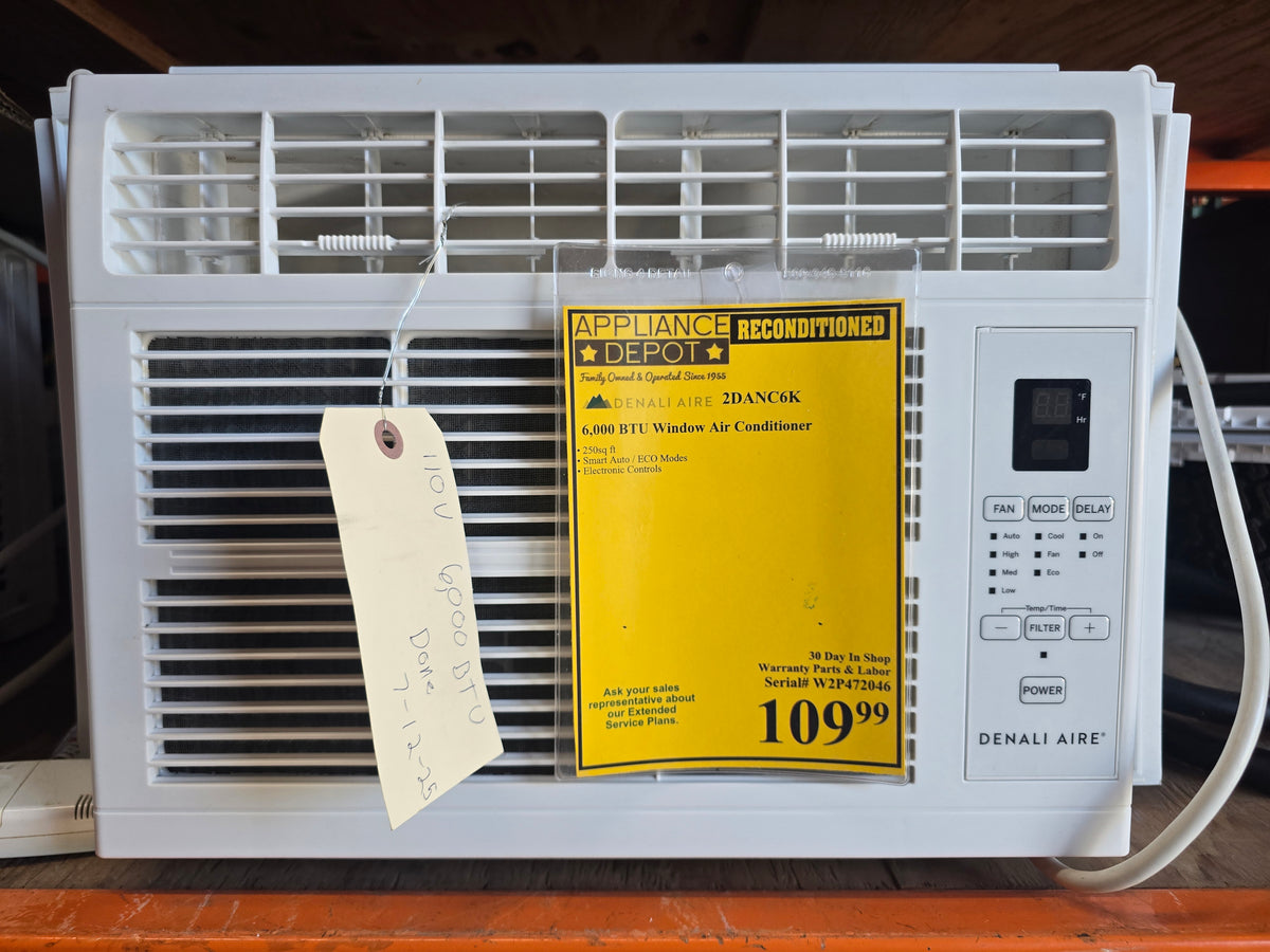 Reconditioned Denali Aire 6,000 BTU Window Air Conditioner 2DANC6K