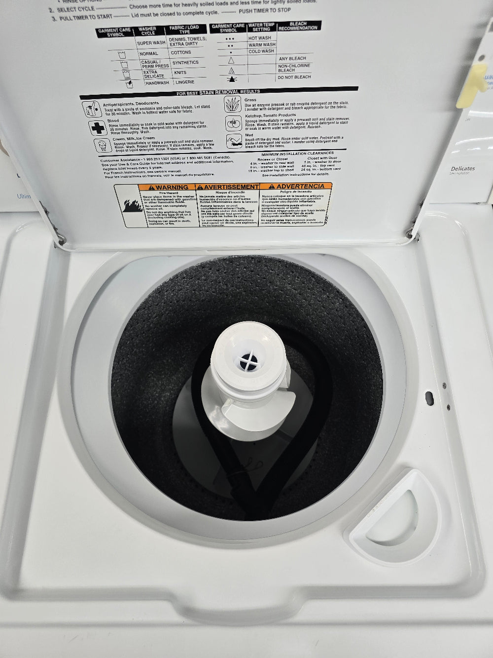 Reconditioned Whirlpool Top Load Washer LSQ7533JQ1