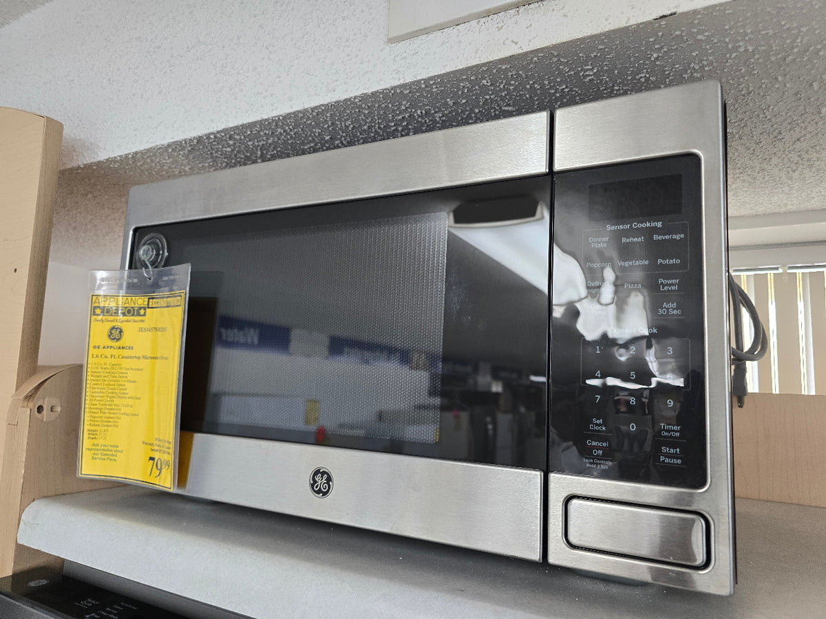 Reconditioned GE 1.6 Cu. Ft. Countertop Microwave Oven JES1657SM2SS