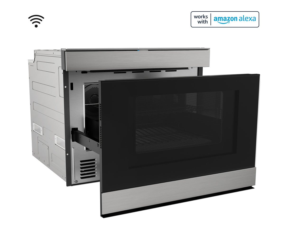 Sharp 24 in. Built-In Smart Convection Microwave Drawer Oven SMD2499FS