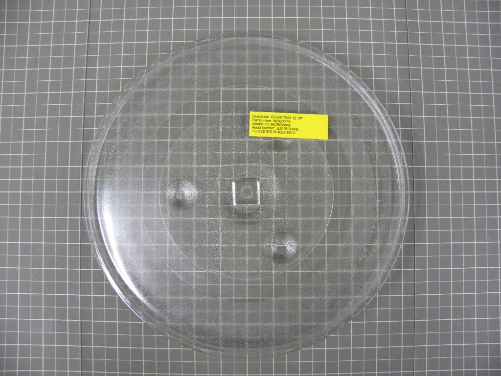 GE Microwave Glass Tray (12 1/8") WB49X674