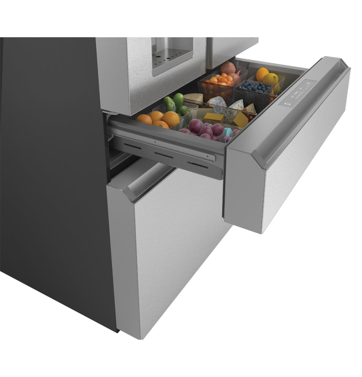 Café ENERGY STAR 27.6 Cu. Ft. 4- Door French-Door Refrigerator CVE28DM5NS5