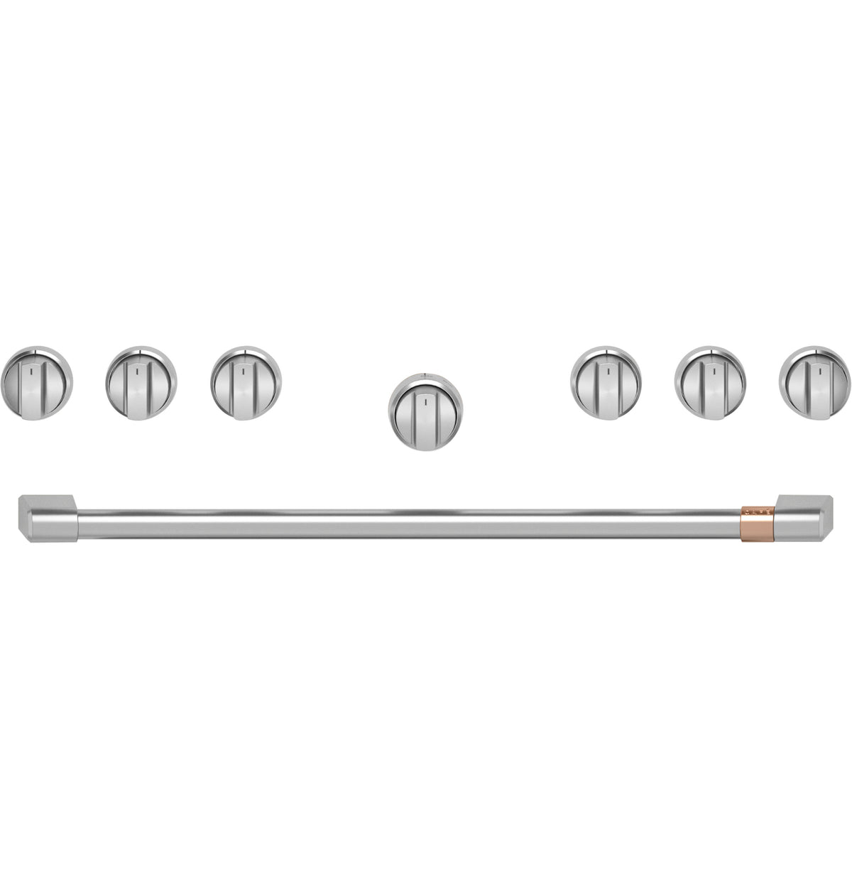 CAFÉ™ 36" Brushed Stainless Handle & Knob Set for Pro Range and Rangetop CXPR6HKPTSS