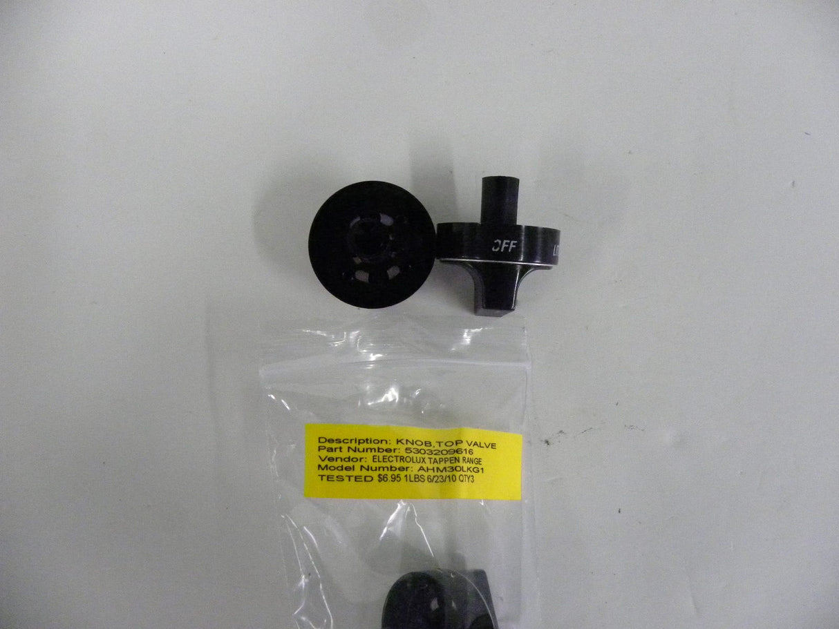 Electrolux Range Top Valve Knob 5303209616