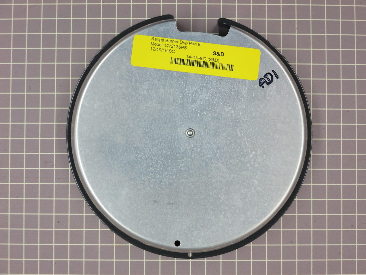 8" Burner Drip Pan 14-41-400