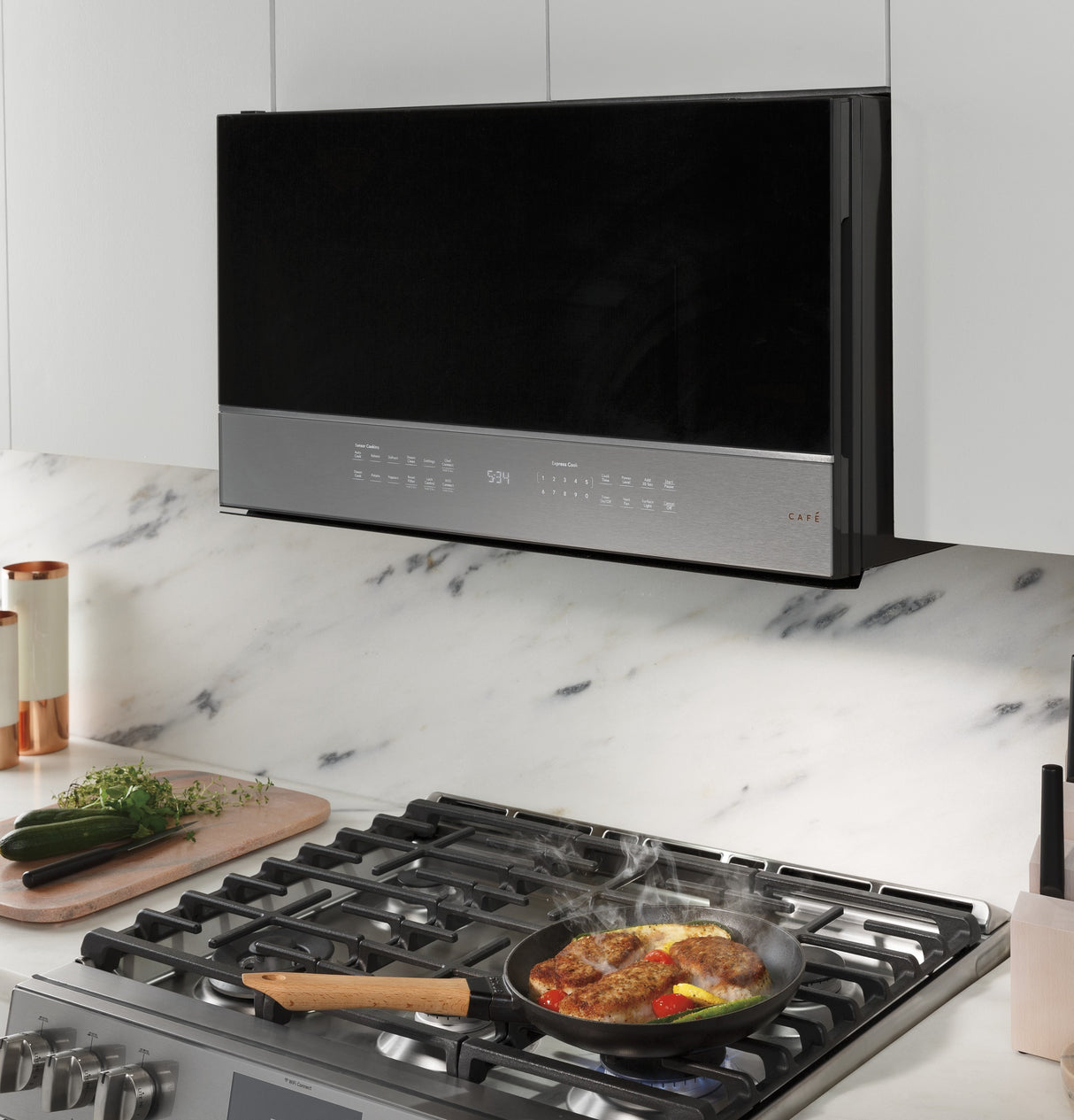 Café 2.1 Cu. Ft. Over-the-Range Microwave Oven CVM721M2NS5