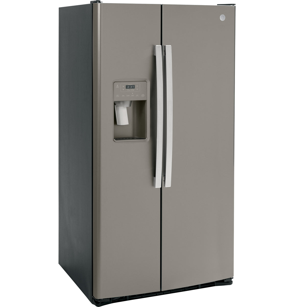 GE® 25.3 Cu. Ft. Side-By-Side Refrigerator GSS25GMPES