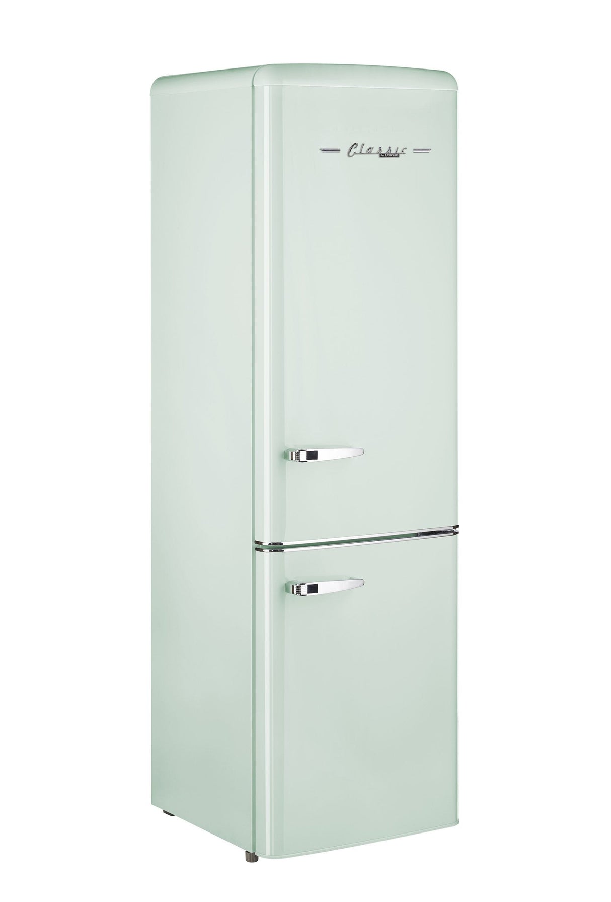 Classic Retro 21.6 in. 8.7 cu. ft. Retro Bottom Freezer Refrigerator in Summer Mint Green, ENERGY STAR UGP-275L LG AC