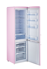 Classic Retro by Unique 9 cu. ft. Electric Bottom-Mount Refrigerator UGP-275L BP AC-Bubblegum Pink