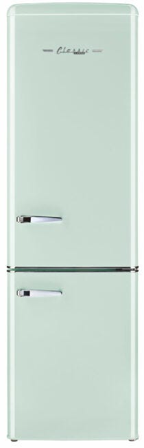 Off-Grid Classic Retro by Unique 10 cu. ft. Solar Powered DC Bottom Mount Refrigerator UGP-275L LG DC