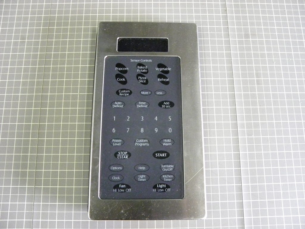Whirlpool Microwave Control Panel (Stainless) 53001039