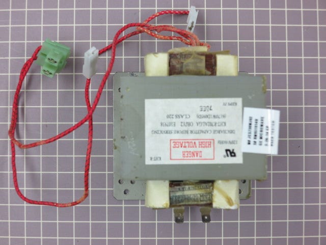 GE Microwave High Voltage Transformer 6170W1D095D