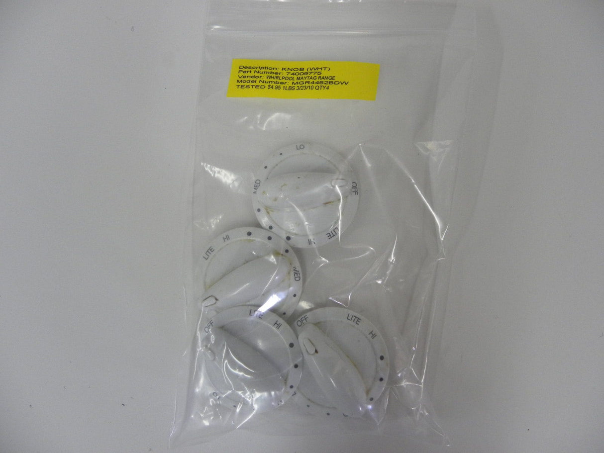 Control Knob 74009775