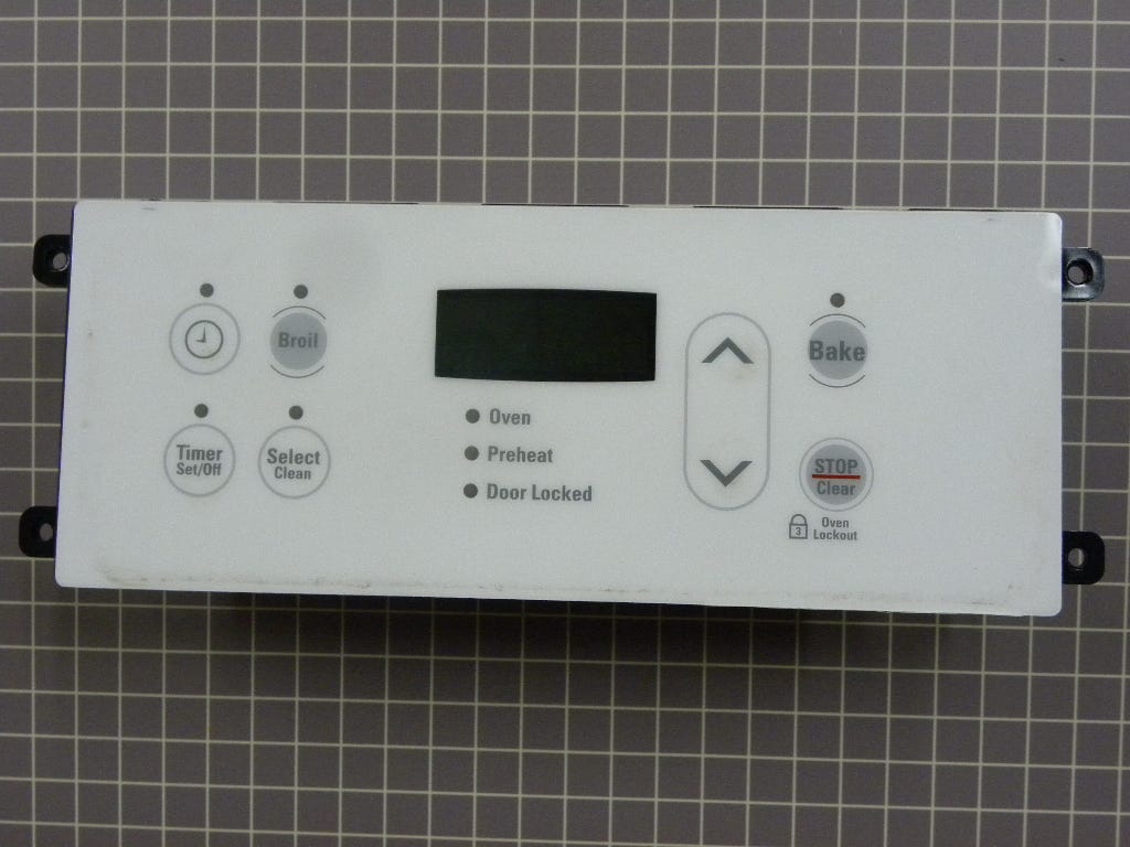Control Board and Overlay 316418207