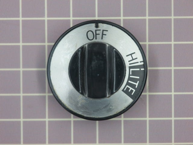 Control Knob (Chrome/Black) WB3X5857