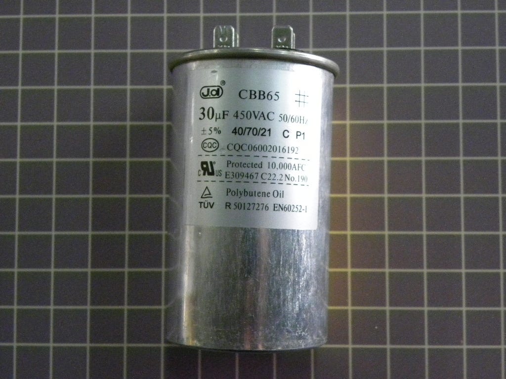 Soleus Dehumidifier Capacitor SG-DEH-45-1