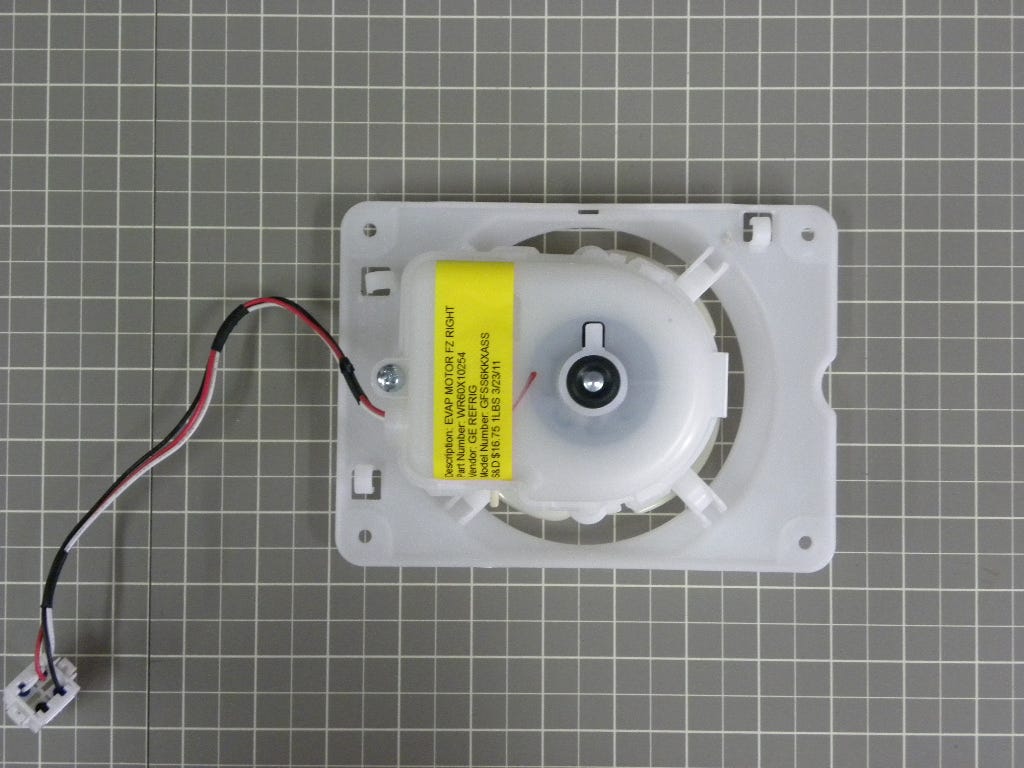 Evaporator Motor Freezer Right WR60X10254