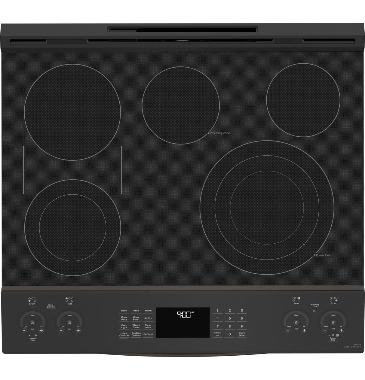 GE Profile 30" Smart Slide-In Electric Convection Range PSS93BPTS