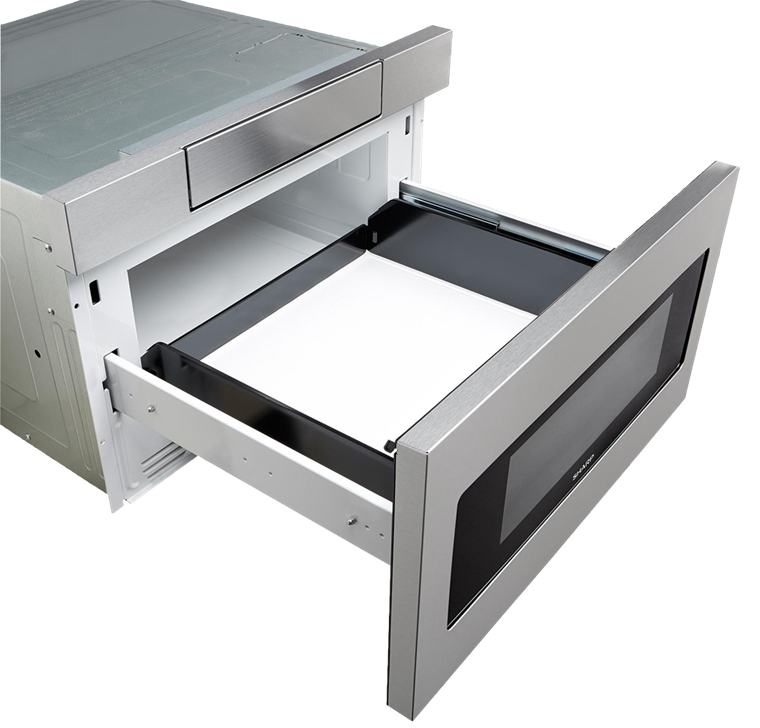Sharp 30 IN. 1.2 CU. FT. 1000W Stainless Steel Microwave Drawer Oven SMD3070ASY