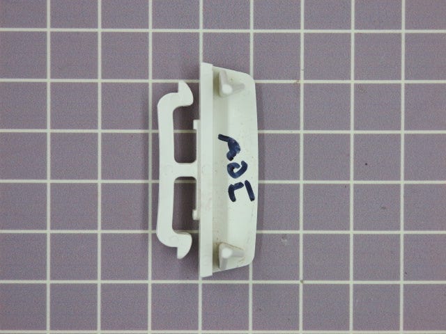 GE Refrigerator Door Shelf Support With End Caps WR2X7293