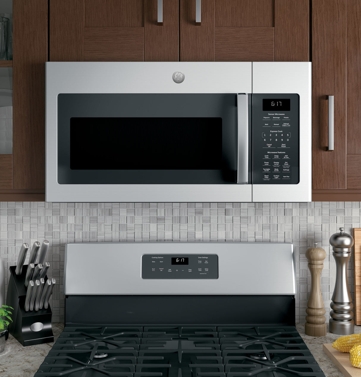 GE 1.7 Cu. Ft. Over-the-Range Sensor Microwave Oven JVM6175YKFS