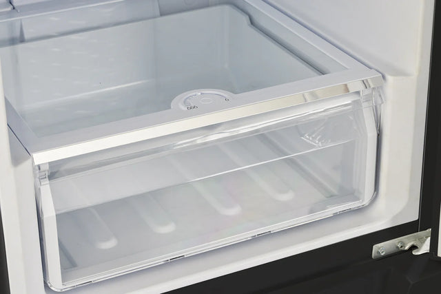 Off-Grid 24-inch 11.7 cu. ft. 325L Solar DC Bottom Freezer Refrigerator in Black UGP-325L B