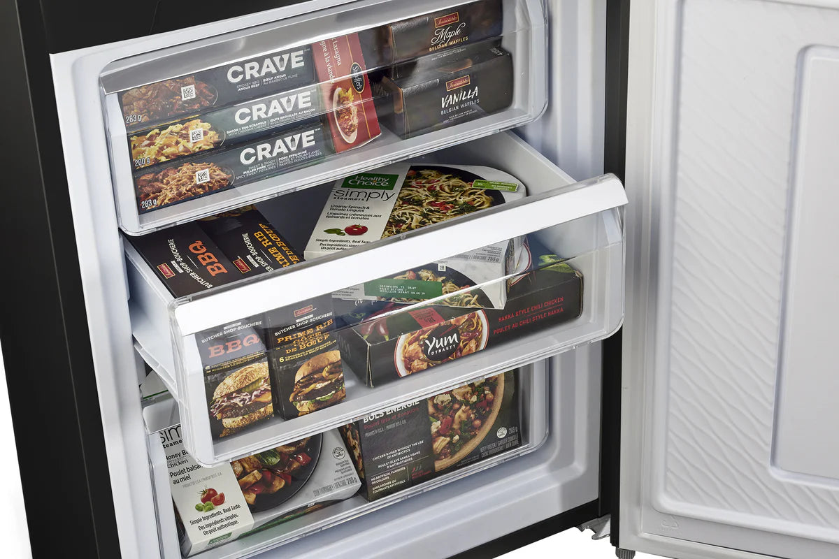 Off-Grid 24-inch 11.7 cu. ft. 325L Solar DC Bottom Freezer Refrigerator in Black UGP-325L B