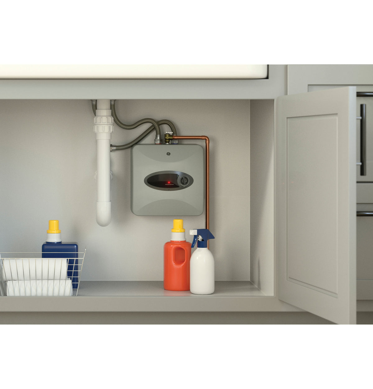 GE® 6.5 Gallon Electric Point of Use Water Heater GE06P08BAW