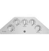 GE Profile 36" Built-In Gas Cooktop with Five Burners PGP7036SLSS-Stainless Steel