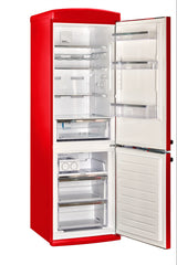 Classic Retro 23.6 in 11.7 cu. ft. Frost Free Retro Bottom Freezer Refrigerator in Candy Apple Red, ENERGY STAR UGP-340L R AC