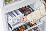 Classic Retro 23.6 in 11.7 cu. ft. Frost Free Retro Bottom Freezer Refrigerator in Marshmallow White, ENERGY STAR UGP-340L W AC