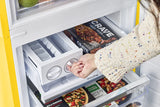 Classic Retro 23.6 in 11.7 cu. ft. Frost Free Retro Bottom Freezer Refrigerator in Canary Yellow, ENERGY STAR UGP-340L Y AC