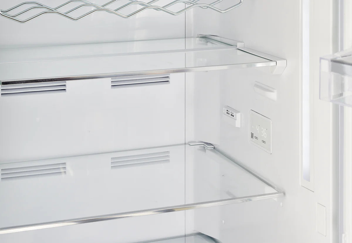 Classic Retro 23.6 in 11.7 cu. ft. Frost Free Retro Bottom Freezer Refrigerator in Marshmallow White, ENERGY STAR UGP-340L W AC