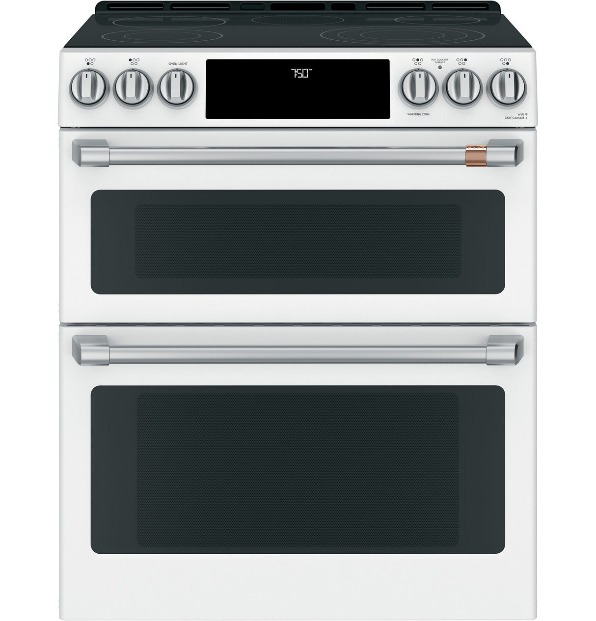 CAFÉ™ Front Control Electric Knobs and Handles - Brushed Stainless CXFCEHKPMSS
