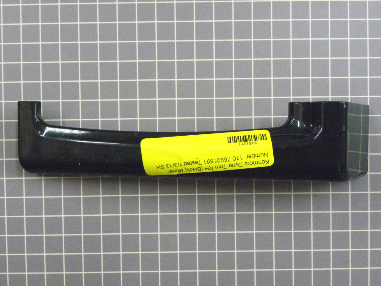 Kenmore Dryer Trim RH (Black) 3951011