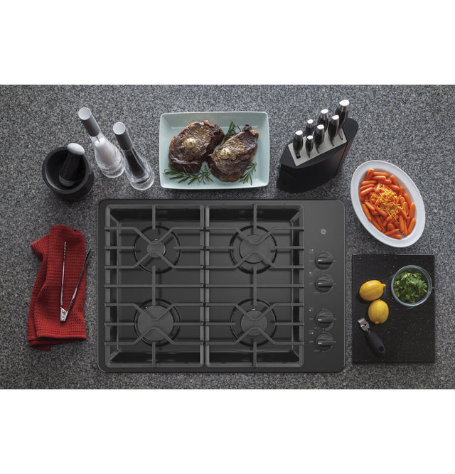 GE® 30" Built-In Gas Cooktop JGP3030DLBB