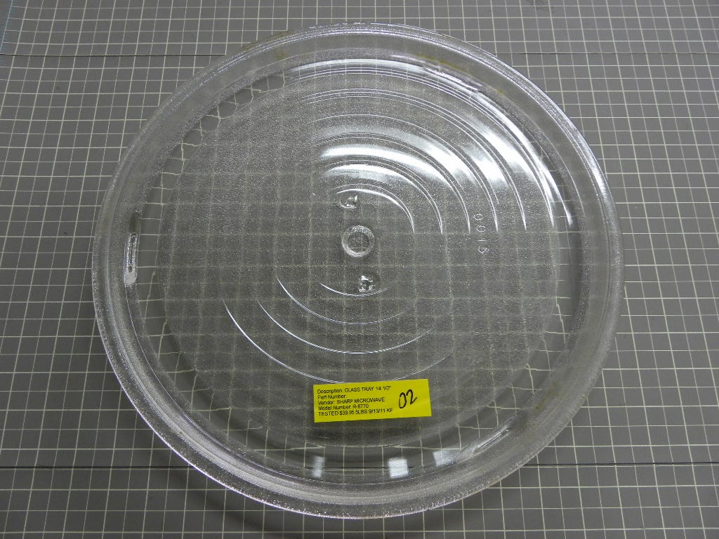 Sharp Microwave Glass Tray (14 1/2") R-6770
