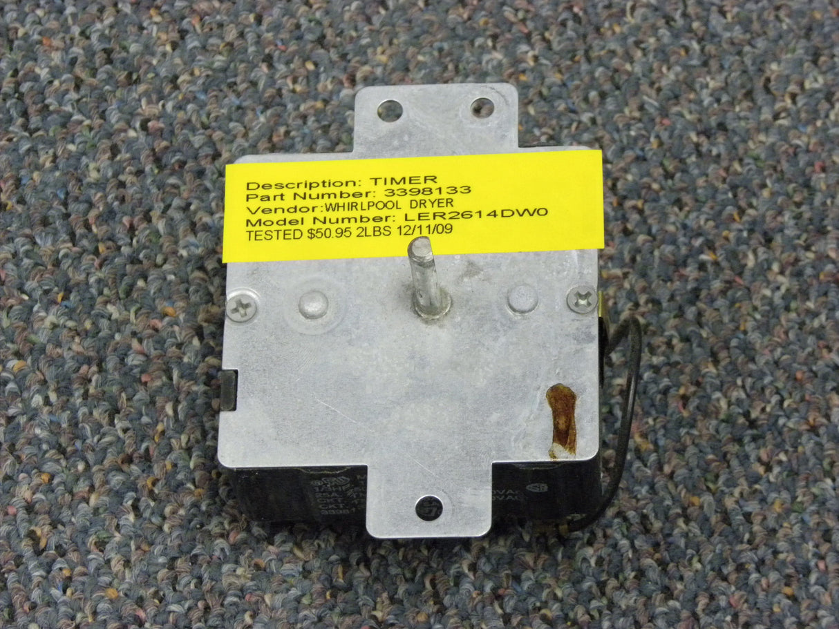 Whirlpool Dryer Timer 3398133