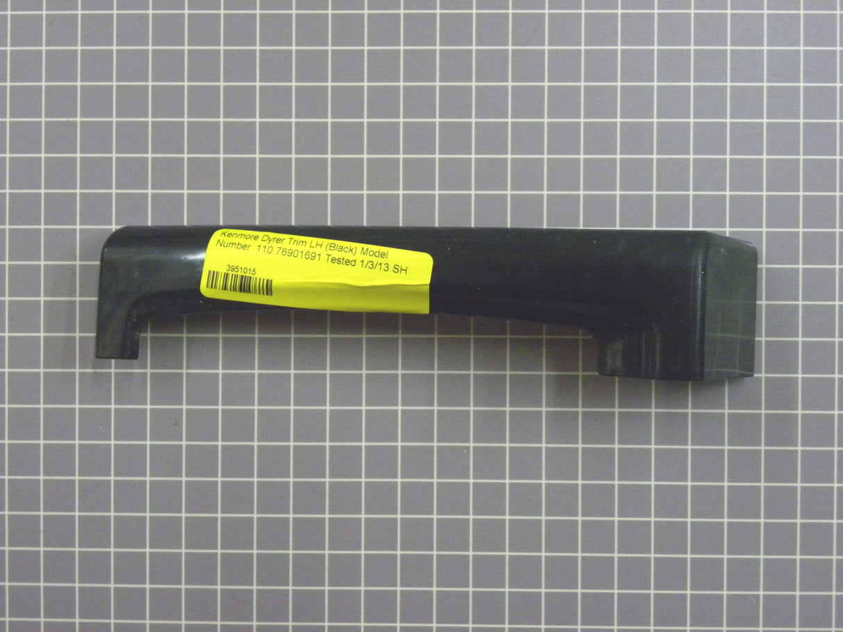 Kenmore Dryer Trim LH (Black) 3951015