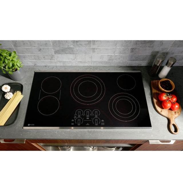 GE Profile™ 30" Built-In Touch Control Electric Cooktop PEP9030DTBB