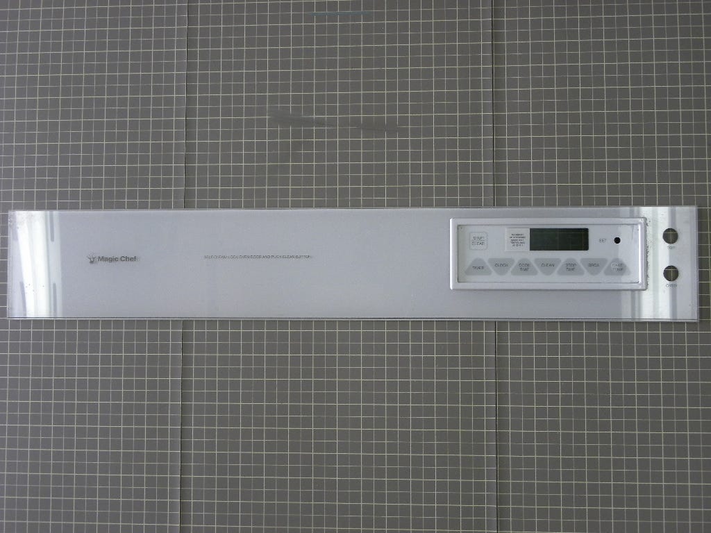 Magic Chef Range Touch Pad (White) 4851S014-59