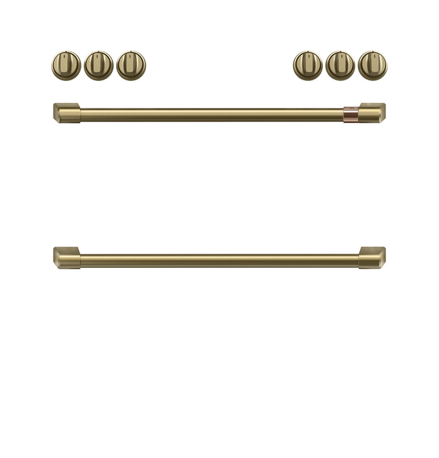 Café Front Control Electric Knobs and Handles - Brushed Bronze CXFCEHKPMCG