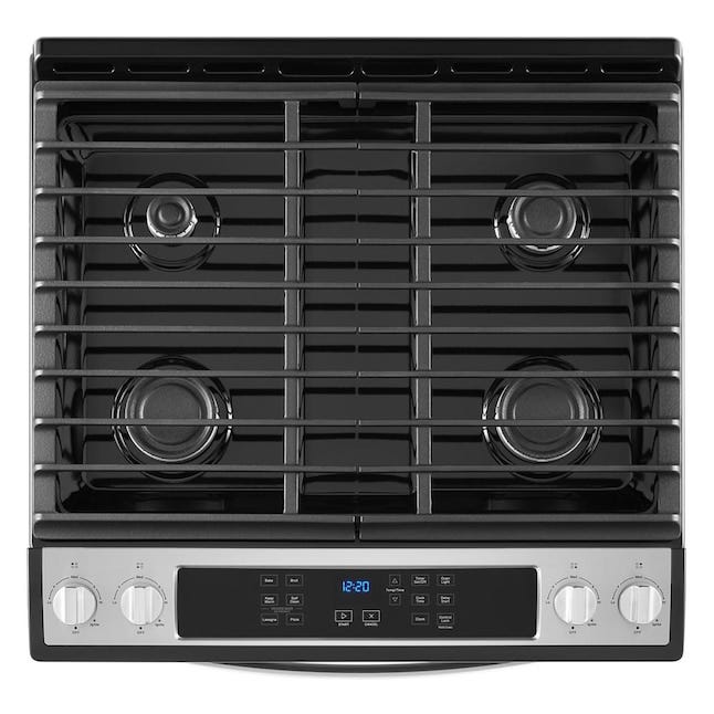 5.0 Cu. Ft. Whirlpool Gas Range with Frozen Bake Technology WEG515S0LS