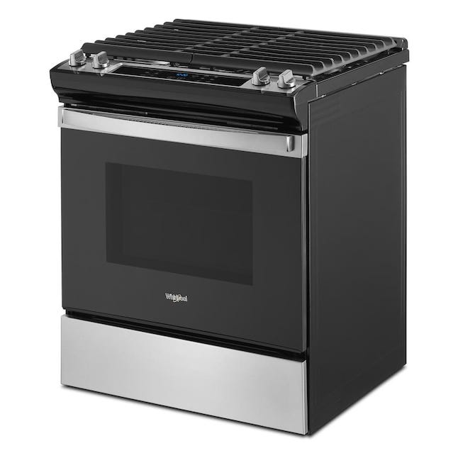 5.0 Cu. Ft. Whirlpool Gas Range with Frozen Bake Technology WEG515S0LS