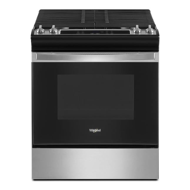 5.0 Cu. Ft. Whirlpool Gas Range with Frozen Bake Technology WEG515S0LS