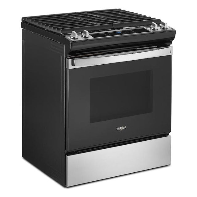 5.0 Cu. Ft. Whirlpool Gas Range with Frozen Bake Technology WEG515S0LS-Stainless Steel