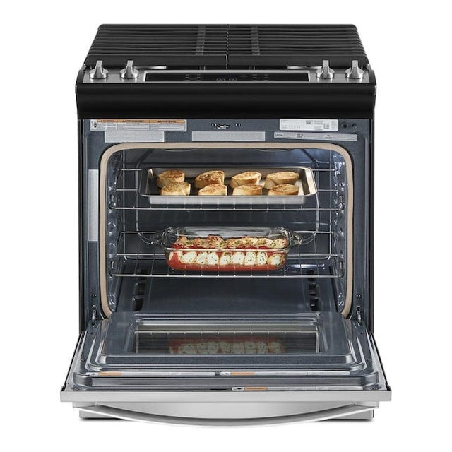 5.0 Cu. Ft. Whirlpool Gas Range with Frozen Bake Technology WEG515S0LS-Stainless Steel