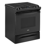 5.0 Cu. Ft. Whirlpool Gas Range with Frozen Bake Technology WEG515S0LB-Black