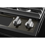 5.0 Cu. Ft. Whirlpool Gas Range with Frozen Bake Technology WEG515S0LV-Black Stainless